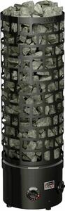 Saunové kamna Sawo Aries Round Black NB 9,0 kW | s integrovaným ovládáním | ARI3-90NB-BL-P-C