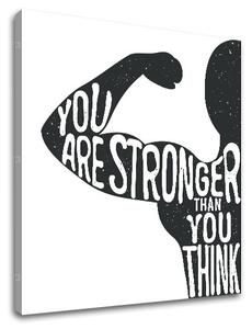 Motivační obraz na zeď You are stronger