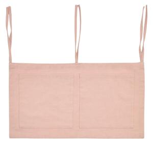 Růžový bavlněný organizér Kave Home Laily 25 x 45 cm