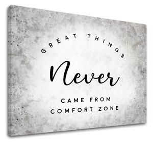 Motivační obraz na zeď Great things