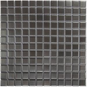 The Mosaic Factory Keramická mozaika stříbrná Mozaika Silver Matt 2,3x2,3 (30x30) cm - AM23SR