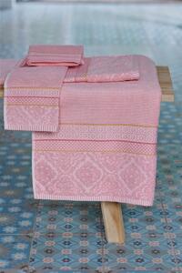 Pip Studio Soft Zellige froté ručník 55x100cm, růžový (Vysokogramážové velmi kvalitní froté)