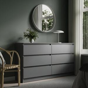 Komoda se 6 zásuvkami 100x78 cm komoda bílá devná skí komoda píborník píborník píborník organizér íka 100 cm výka 78 cm