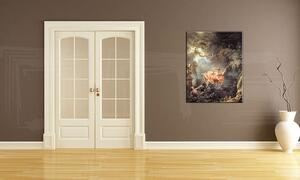 Obraz na plátně HOUPAČKA - Jean - Honoré Fragonard  REP035