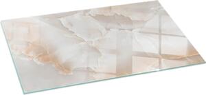 Sklenná podkladová deska pro 120x60 cm - kamna - krbová deska sklenná - ochranné sklo - ochranná deska proti jiskrám - sklenná podkladová deska ohnivzdorná - ochranná deska proti teplu - ochrana sklenného podkladu - vzor pírodního kamene