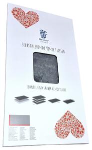 3 ks. KOMBÜSE Fliesana - Vododolné samolepicí obklady do koupelny a kuchyn - Moderní design - Efekt pírodního kamene - Lepení na kuchyské obklady a dlabu