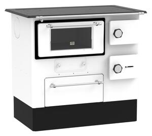 ALFA PLAM, sporák REGULAR 46 ECO, teplovzduný 8 kW, levý, bílý