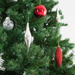 FurniGO Umělý vánoční stromeček 150cm + stojan - zelený