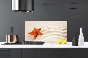 Skleněné obklady do kuchyně Hvězdice na Písku Pláž 140x70 cm