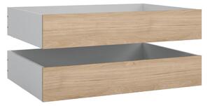Šuplíky pod postel v přírodní barvě v sadě 2 ks 90x190/140x190 cm Naia – Tvilum
