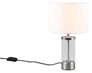 TRIO Reality R51711007 GRAZIA stolní lampička 1xE14 V330mm nikl matná, bílá