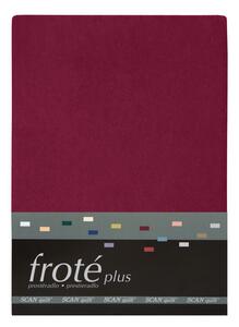 Napínací prostěradlo FROTÉ PLUS vínová 90 x 200 cm
