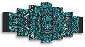Obraz ornamentální abstrakce (210x100 cm)