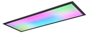 TRIO Reality R67668032 BETA stropní svítidlo SMD LED 800x290mm 31W/3550lm 2700-6500K černá matná, Dynamic Light, stmívatelné, dálkový ovladač
