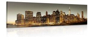 Obraz centrum New Yorku - 120x40 cm
