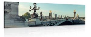 Obraz most Alexandra III. v Paříži - 120x40 cm