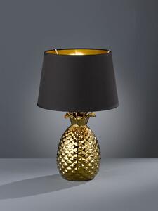 TRIO Reality R50431079 Pineapple stolní svítidlo 1xE27 zlatá, černá