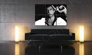 Ručně malovaný POP Art obraz Scarface