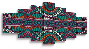 Obraz ornamentální abstrakce (210x100 cm)