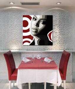 Ručně malovaný POP Art obraz BEYONCÉ bey3