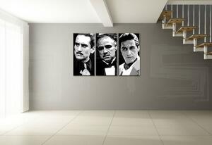 Ručně malovaný obraz POP Art KMOTR 3 dílný god123 - 60x40 cm