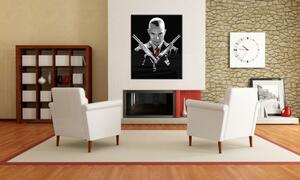Ručně malovaný POP Art obraz HITMAN hit