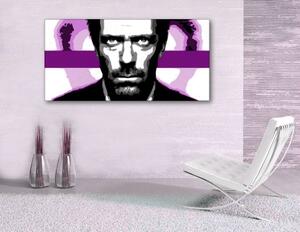 Ručně malovaný POP Art obraz Dr. HOUSE 1010 dh