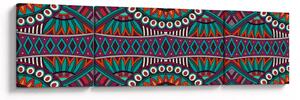 Obraz ornamentální abstrakce (170x50 cm)