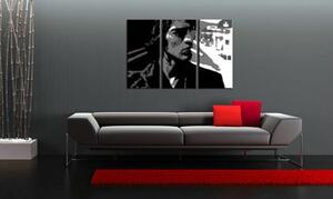 Ručně malovaný POP Art obraz Richard Ashcroft 3 dílný ras/x5