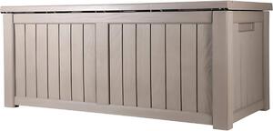 Úloný box XL s víkem - 454 L - Zahradní box - Box na poltáe - Venkovní úloný box - 1430x675x605 mm