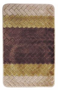 Kontrast Koupelnový koberec BARI 80x50 cm hnědý/béžový