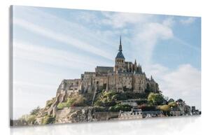 Obraz hrad Mont Saint-Michael - 120x80 cm