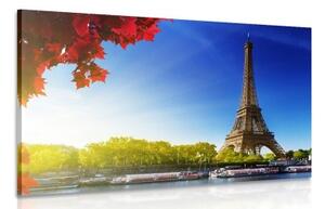 Obraz podzimní Paříž - 120x80 cm