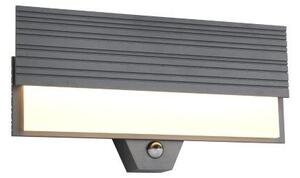 TRIO 247069142 MARIZA venkovní nástěnné svítidlo se senzorem SMD LED 10W/1100lm 3000K IP44 antracit