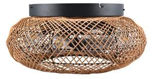 TRIO Reality R67302126 LILLESAND stropní svítidlo s ventilátorem 4xE27 D500mm černá, béžové