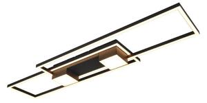 TRIO 647710432 ALBANY stropní svítidlo SMD LED 37W/4300lm 2700-6500K černá matná, dálkový ovladač