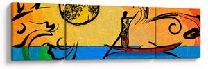 Obraz starověké malby (170x50 cm)