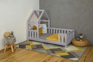 MAXIDO Dětská postel domeček Zara 160x80 grafit