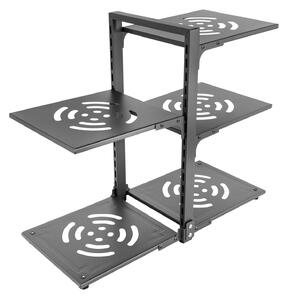 Organizér na hrnce a pánve Grey nastavitelná pánev max. 15 kg Organizér na pánve do skín
