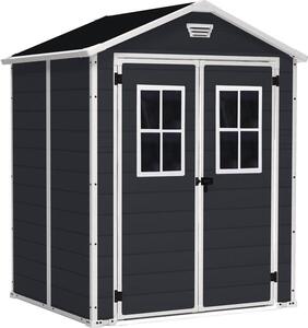KETER Manor Zahradní Domek S Okny 6X5 Dd 185 X 226 X 152 cm Antracit 17202483