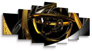 Obraz moderní abstrakce (210x100 cm)