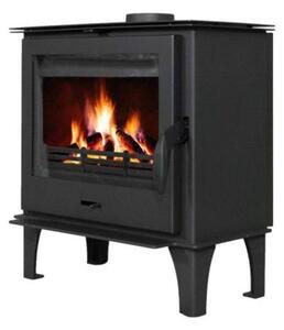 TIM SISTEM, TS-S ECO 7 kW, vývod 120 mm, erné, kamna na dřevo
