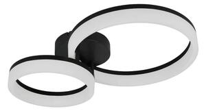 Trio Leuchten R63601232 SCOPE - Stropní LED černé svítidlo 51 x 33cm, 22W, 2800lm, 3000K (Moderní stropní přisazený lustr v černé barvě)