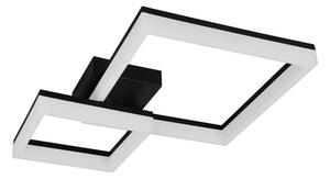 Trio Leuchten R65771232 CAMINO - Stropní LED černé svítidlo 62 x 46cm, 22W, 2800lm, 3000K (Moderní stropní přisazený lustr v černé barvě)