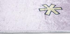 Makro Abra Dětský kusový koberec vhodný k praní BAMBINO 1718A Skákací panák protiskluzový růžový Rozměr: 160x230 cm