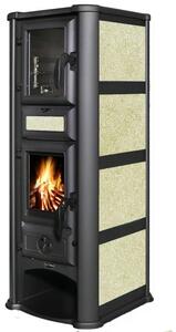 TIM SISTEM, krbová kamna na TP Lederata Plus ECO 8,2 kW béová