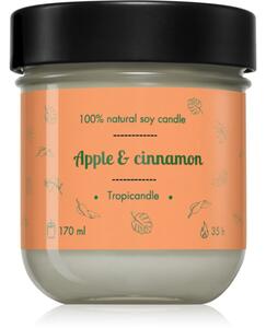 Tropicandle Apple & Cinnamon vonná svíčka 170 ml