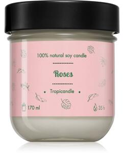 Tropicandle Roses vonná svíčka 170 ml
