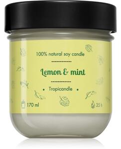 Tropicandle Lemon & Mint vonná svíčka 170 ml