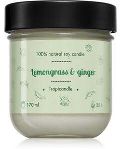 Tropicandle Lemongrass & Ginger vonná svíčka 170 ml